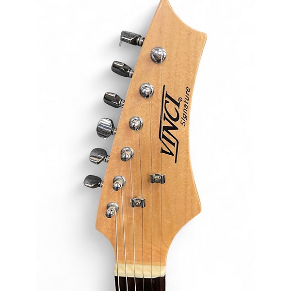 Used Vinci Signature Black Solid Body Electric Guitar