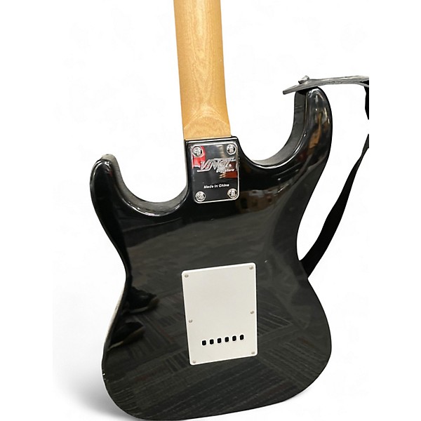 Used Vinci Signature Black Solid Body Electric Guitar