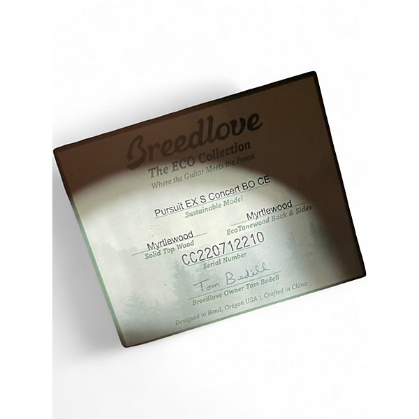 Used Breedlove Pursuit EX S Concert BO CE Bourbon Burst Acoustic Electric Guitar