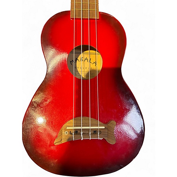 Used Makala MK-SD RED SUNBURST Ukulele