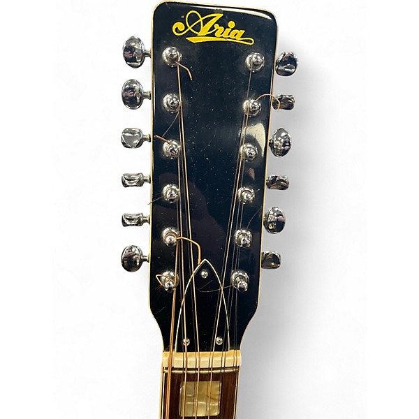 Used Aria 6815 12 string sunburst 12 String Acoustic Guitar