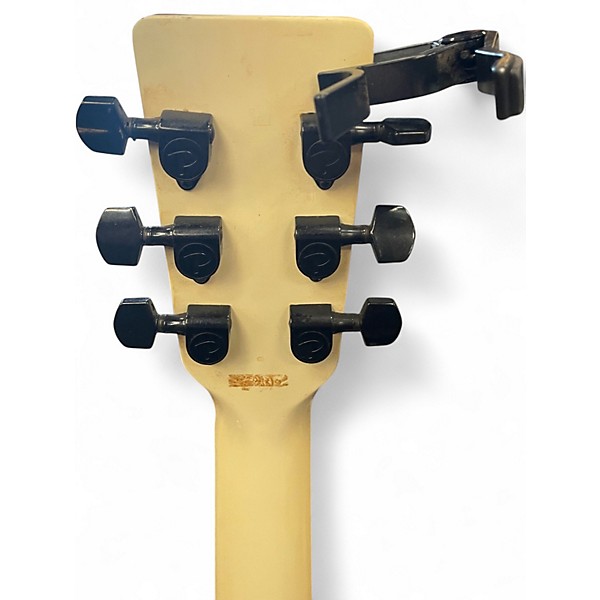 Used Palmer p38 white Acoustic Guitar