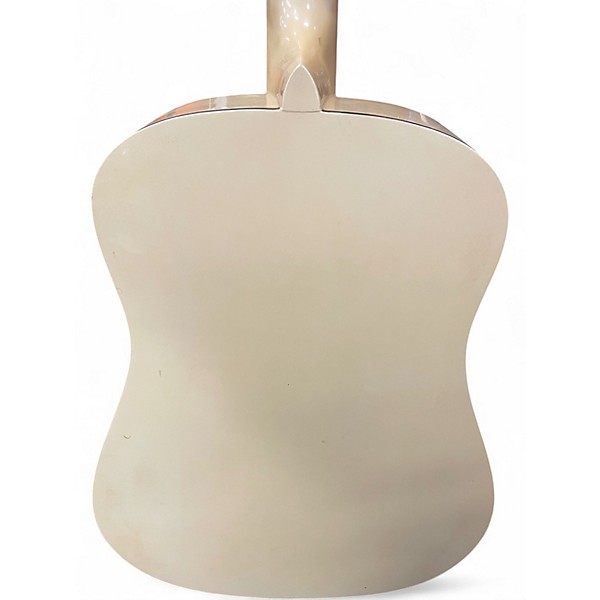 Used Palmer p38 white Acoustic Guitar