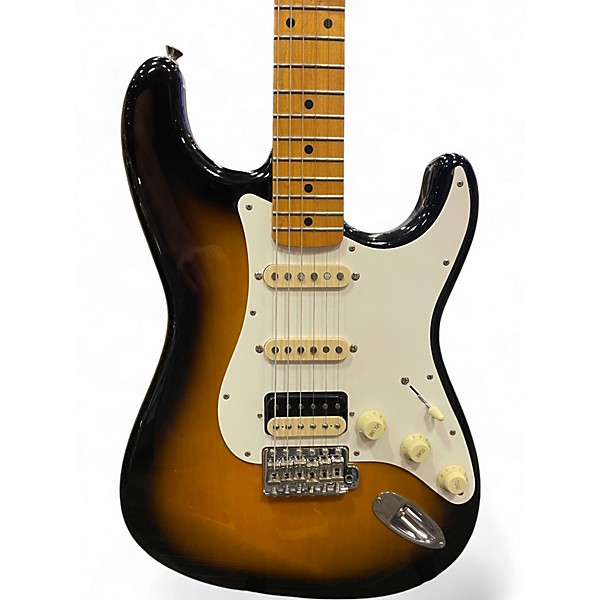 Used Fender Player Stratocaster 2 Tone Sunburst Solid Body Electric Guitar