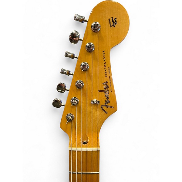 Used Fender Player Stratocaster 2 Tone Sunburst Solid Body Electric Guitar