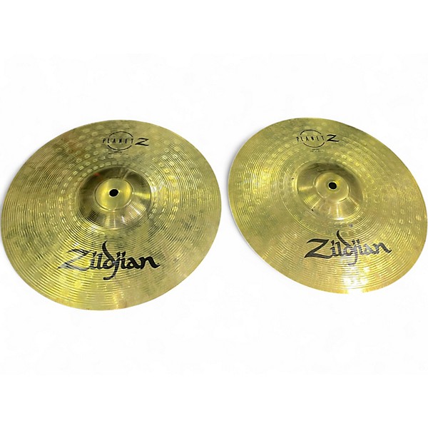 Used Zildjian 13in Planet Z Hi Hat Pair Cymbal