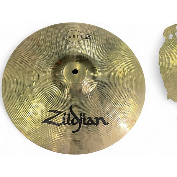 Used Zildjian 13in Planet Z Hi Hat Pair Cymbal