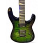 Used Jackson DINKY JS20 TRANSPARENT GREEN Solid Body Electric Guitar