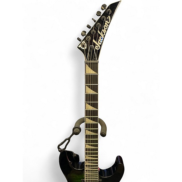 Used Jackson DINKY JS20 TRANSPARENT GREEN Solid Body Electric Guitar