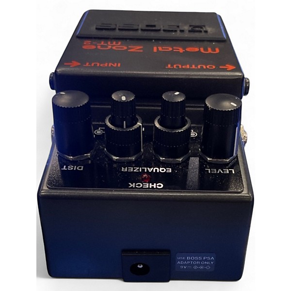 Used BOSS MT2 Metal Zone Distortion Effect Pedal