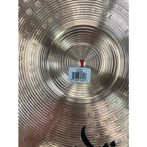 Used Zildjian 18in I series crash Cymbal