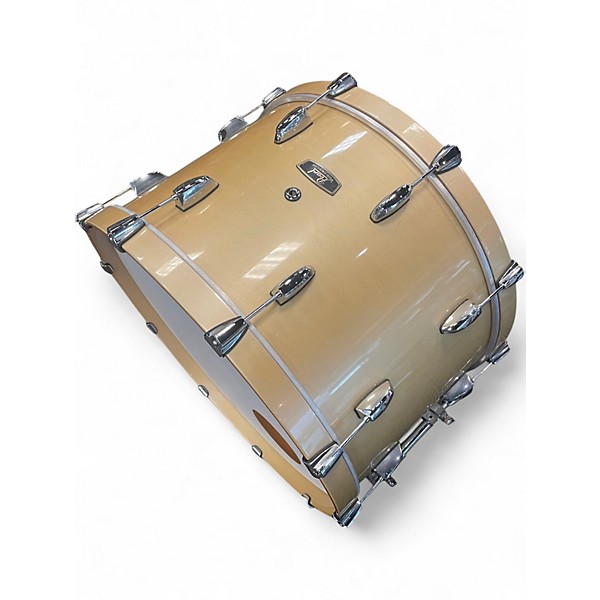 Used Pearl 3 Piece MAPLE FIBERGLASS CHAMPAGNE Drum Kit