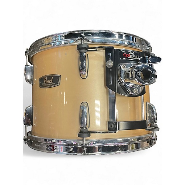 Used Pearl 3 Piece MAPLE FIBERGLASS CHAMPAGNE Drum Kit