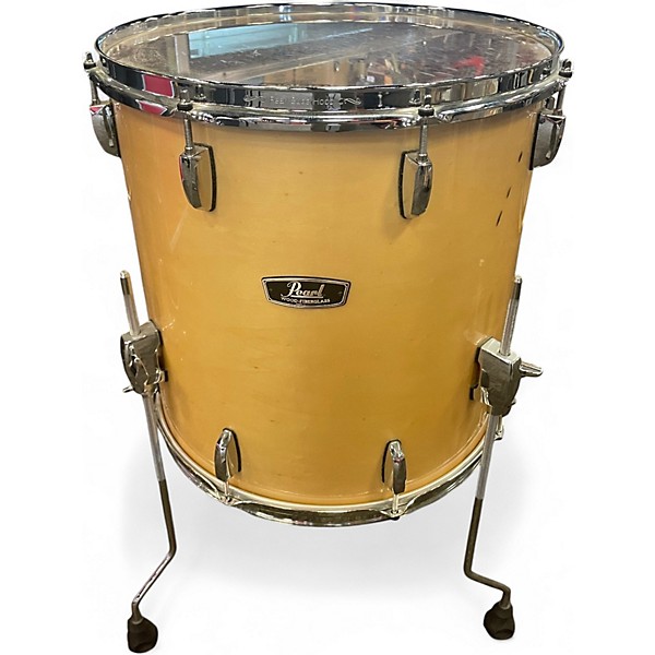 Used Pearl 3 Piece MAPLE FIBERGLASS CHAMPAGNE Drum Kit
