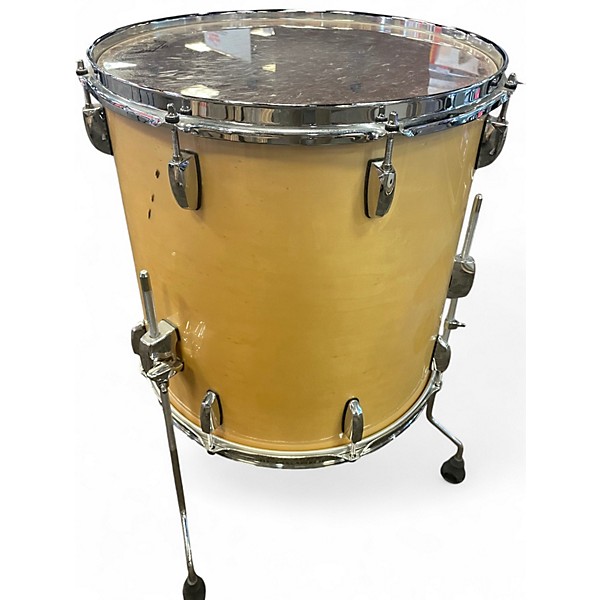 Used Pearl 3 Piece MAPLE FIBERGLASS CHAMPAGNE Drum Kit