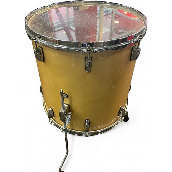 Used Pearl 3 Piece MAPLE FIBERGLASS CHAMPAGNE Drum Kit