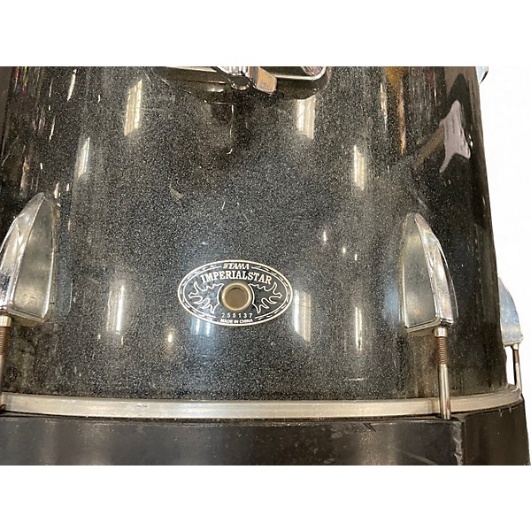 Used TAMA 5 Piece Imperialstar Black Drum Kit