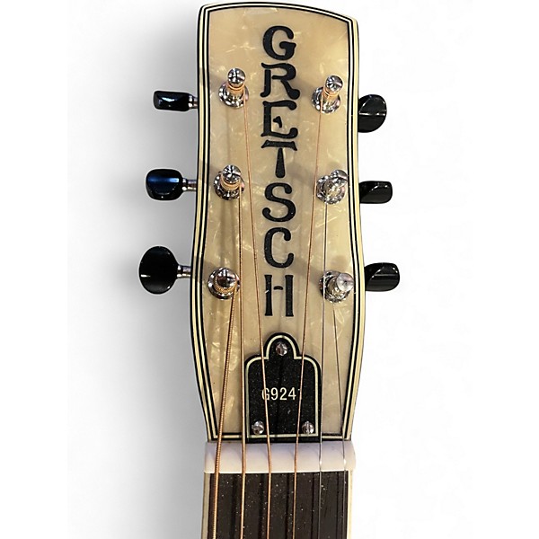 Used Gretsch Guitars G9240 Alligator Biscuit Round Neck 2 Color Sunburst Resonator Guitar