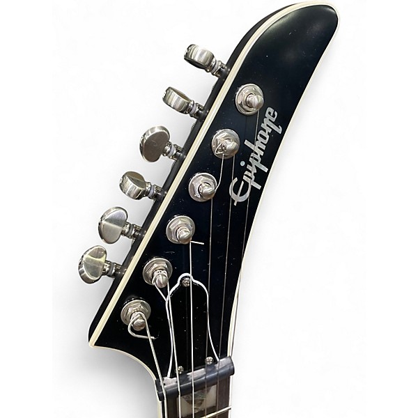 Used Epiphone Extura Prophecy Aged Jet Black Solid Body Electric Guitar