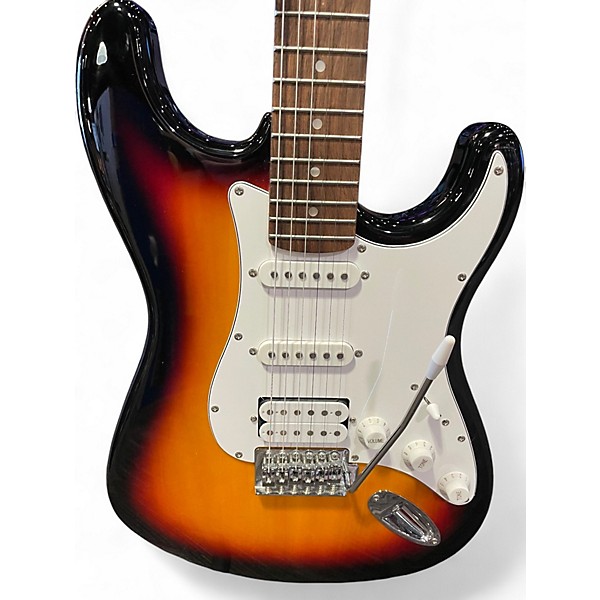 Used Donner standard series 3 Color Sunburst Solid Body Electric Guitar