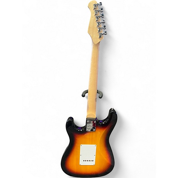 Used Donner standard series 3 Color Sunburst Solid Body Electric Guitar