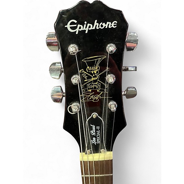Used Epiphone Les Paul Special II Amber Solid Body Electric Guitar