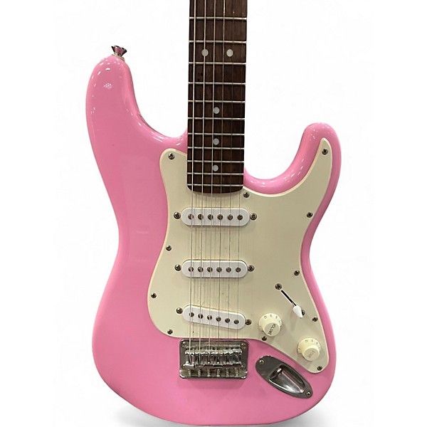 Used Squier Mini Affinity Stratocaster Pink Electric Guitar