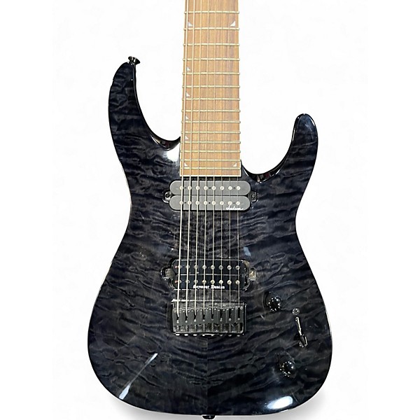 Used Jackson JS32-8 Dinky DKA 8 String Gray Solid Body Electric Guitar