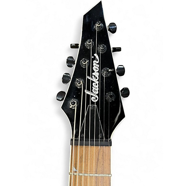Used Jackson JS32-8 Dinky DKA 8 String Gray Solid Body Electric Guitar