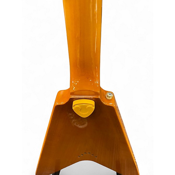 Used Epiphone Korina Flying V natural Solid Body Electric Guitar