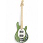 Used Sterling by Music Man STINGRAY RAY4HH OLIVE Electric Bass Guitar thumbnail