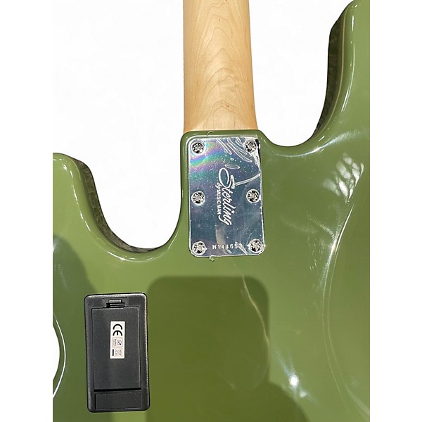 Used Sterling by Music Man STINGRAY RAY4HH OLIVE Electric Bass Guitar