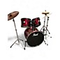 Used Pearl 5 Piece Soundcheck Wine Red Drum Kit thumbnail