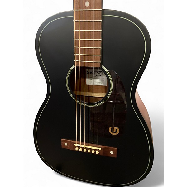 Used Gretsch Guitars Jim Dandy Parlor Flat Black Acoustic Guitar