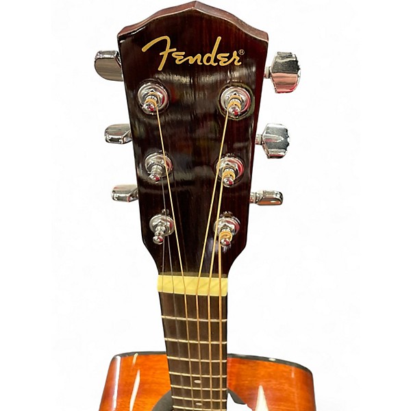 Used Fender CD140SLH Natural Acoustic Guitar