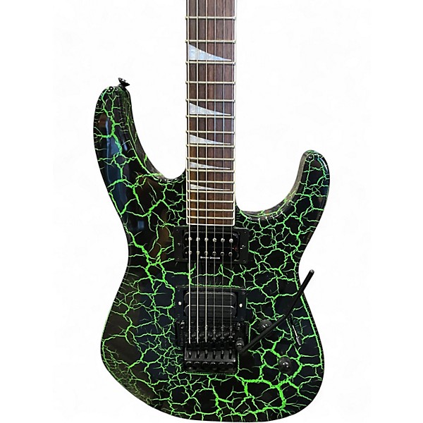 Used Jackson X SERIES SLX GREEN CRACKLE Solid Body Electric Guitar