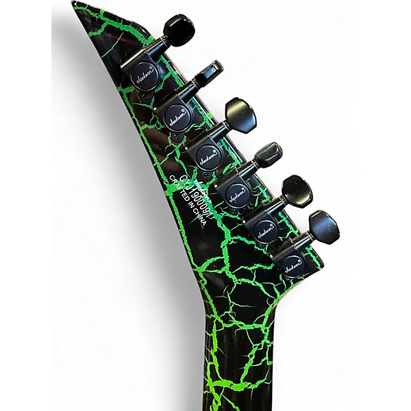 Used Jackson X SERIES SLX GREEN CRACKLE Solid Body Electric Guitar