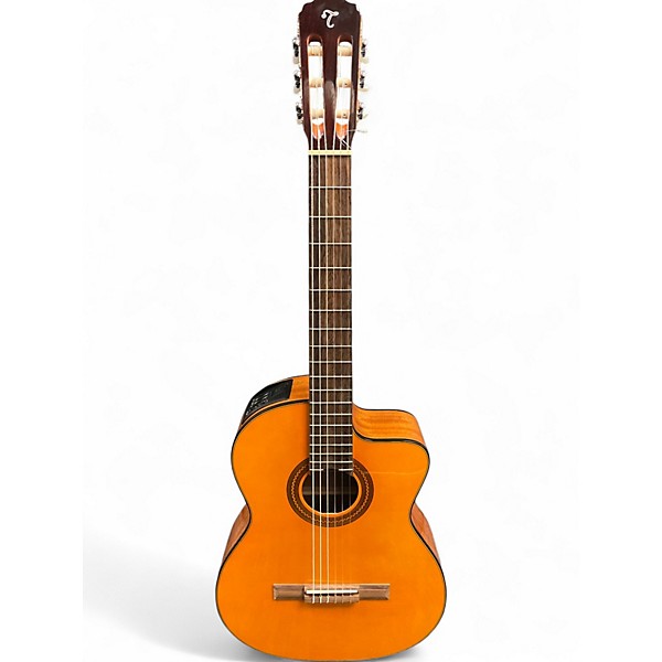 Used Takamine gc10en Vintage Natural Classical Acoustic Guitar