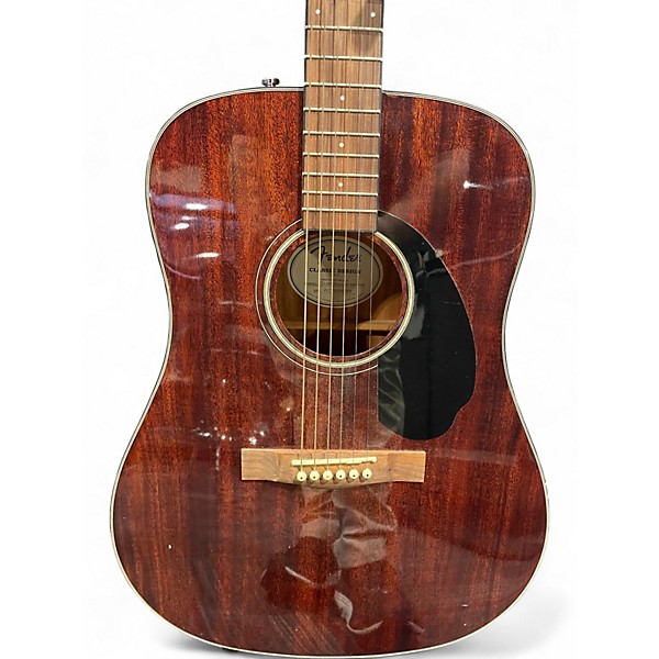 Used Fender CD60 Mahogany Mahogany Acoustic Guitar