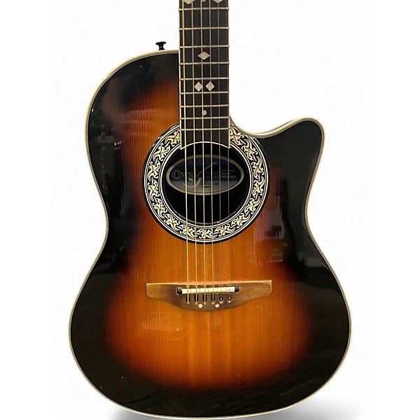 Used Ovation 1567 legend 2 Color Sunburst Acoustic Electric Guitar