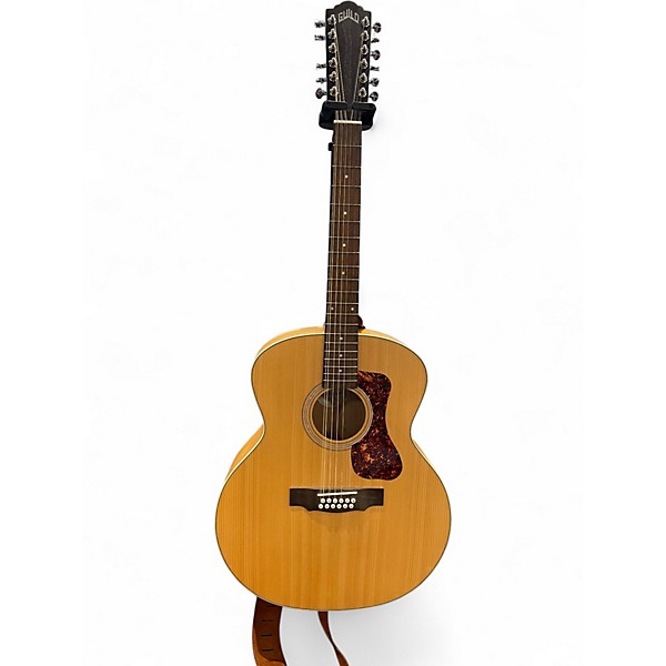 Used Guild f2512e Natural 12 String Acoustic Electric Guitar