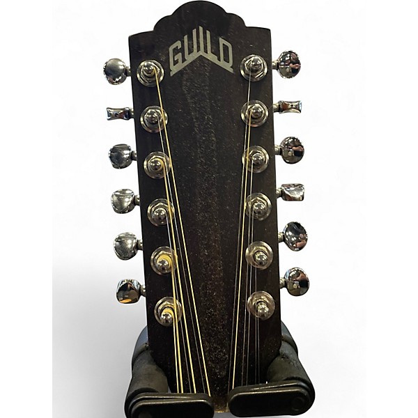 Used Guild f2512e Natural 12 String Acoustic Electric Guitar