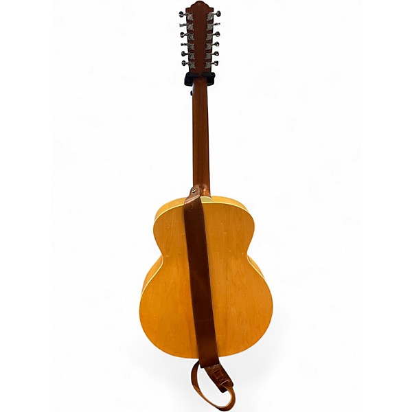 Used Guild f2512e Natural 12 String Acoustic Electric Guitar