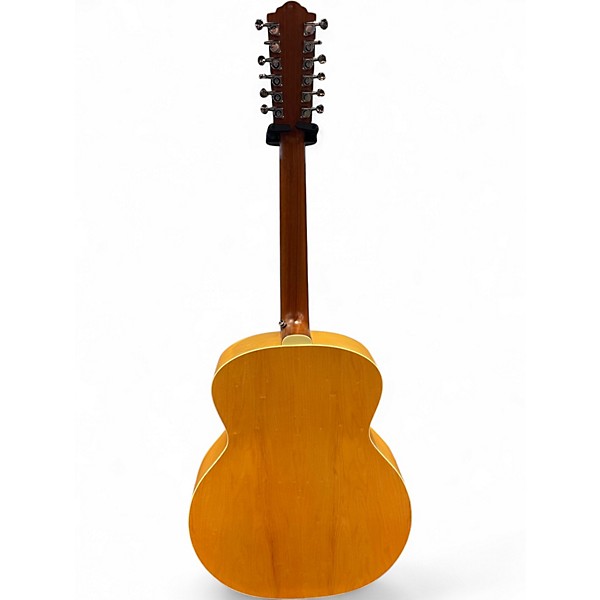 Used Guild f2512e Natural 12 String Acoustic Electric Guitar