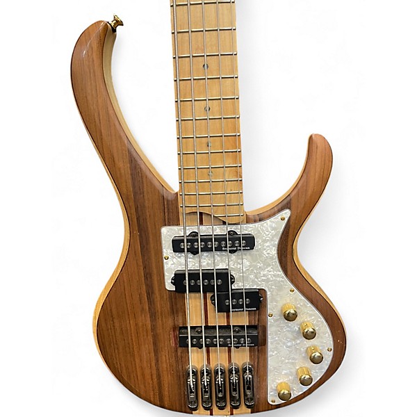 Used Ibanez BTB675 5 String Natural Electric Bass Guitar