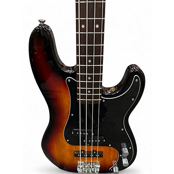 Used Squier Affinity Precision Bass 2 Color Sunburst Electric Bass Guitar