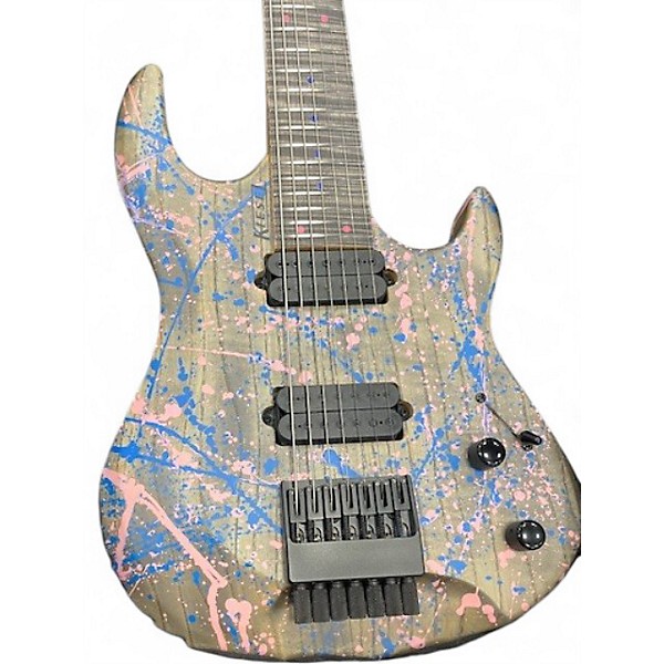 Used Kiesel OSIRIS HEADLESS 7 SPLATTER Solid Body Electric Guitar