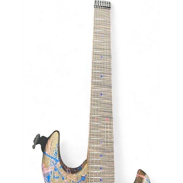 Used Kiesel OSIRIS HEADLESS 7 SPLATTER Solid Body Electric Guitar