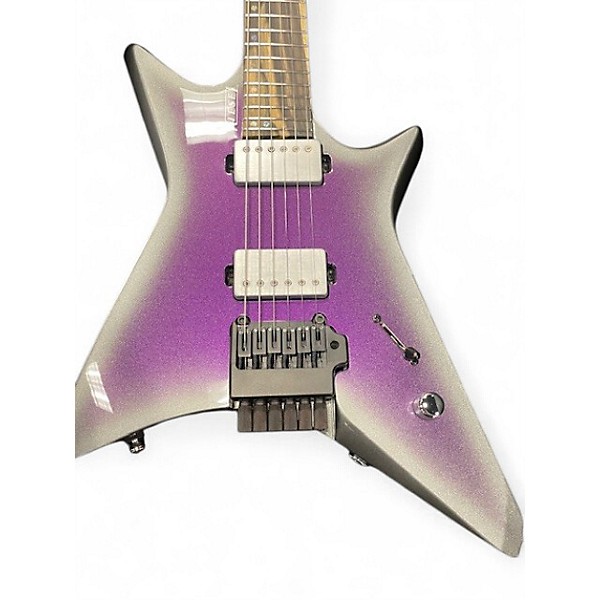 Used Kiesel type-x 6 trem headless purple burst Solid Body Electric Guitar