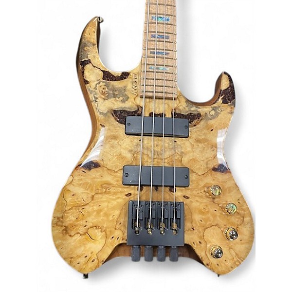 Used Kiesel Vader Headless Natural Electric Bass Guitar